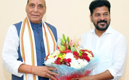 గాంధీ సరోవర్ ప్రాజెక్టుకు రక్షణ భూముల కేటాయింపు కోరిన సీఎం రేవంత్ రెడ్డి