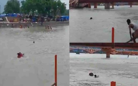 నెల్లూరులో పెన్నా నదిలో చిక్కుకున్న యువకులు – ఉత్కంఠభరిత రక్షణ