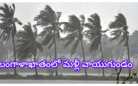 బంగాళాఖాతంలో మళ్లీ వాయుగుండం.. దక్షిణ కోస్తాకు భారీ వర్షాల హెచ్చరిక