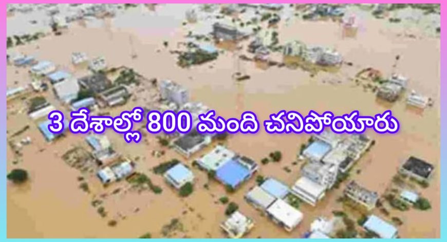 భారీ వరదల బీభత్సం: ఇండోనేషియా–శ్రీలంక–థాయ్‌లాండ్‌లో ఎనిమిది వందల ప్రాణాలు కోల్పోయిన దుర్ఘటన