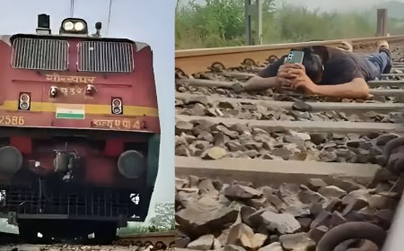 రీల్స్ కోసం రైలు కింద పడుకున్న యువకుడు.. సెకన్ల గ్యాప్‌లో ఏం జరిగిందంటే?