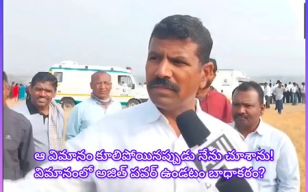ఆ ప్రత్యక్ష సాక్షి: విమానం కూలిపోతుందేమో అని ఎందుకు అనిపించింది ? మహారాష్ట్ర సీఎం మృతి?