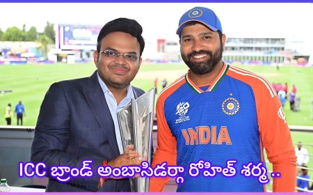 2026 T20 WCకి బ్రాండ్ అంబాసిడర్గా. : గ్రౌండ్లోకి రోహిత్.. హోరెత్తిపోయిన స్టేడియం