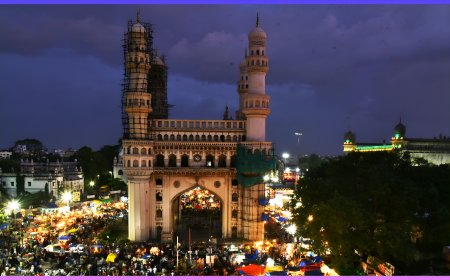 రంజాన్ రాత్రుల సందడి మొదలైంది.. చార్మినార్ వద్ద షాపింగ్ జోరు