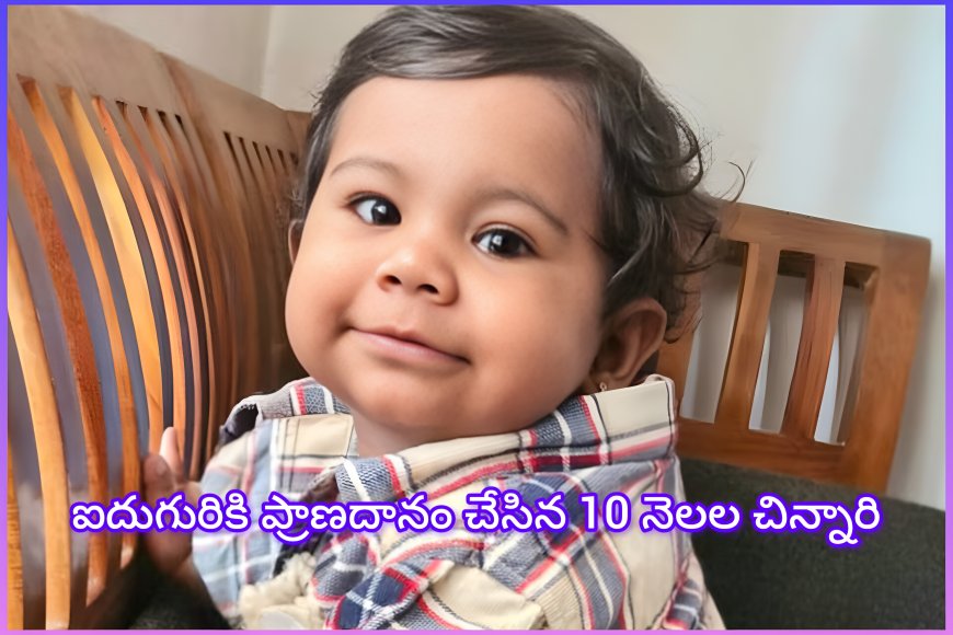 ఐదుగురికి ప్రాణదానం చేసిన 10 నెలల చిన్నారి..
