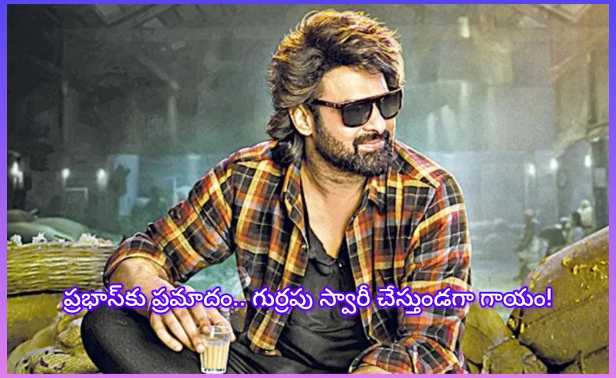 ఫౌజీ' షూటింగ్‌లో ప్రభాస్‌కు ప్రమాదం.. గుర్రపు స్వారీ చేస్తుండగా గాయం!